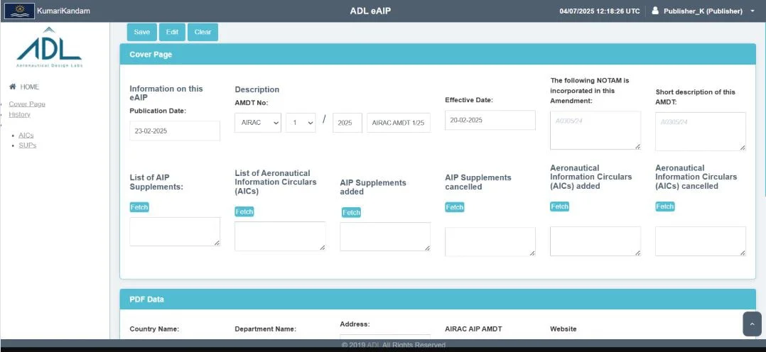 AIRAC Management
